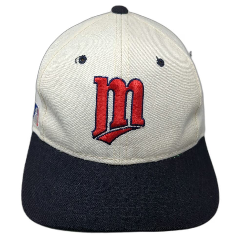 Minnesota Twins MLB Sports Specialties Snapback Hat White Side Logo Vintage
